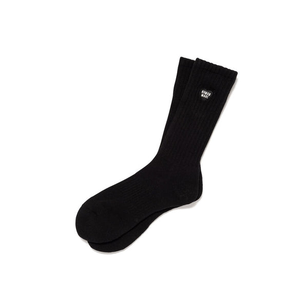 HUMAN MADE PILE SOCKS(BLACK HEART)