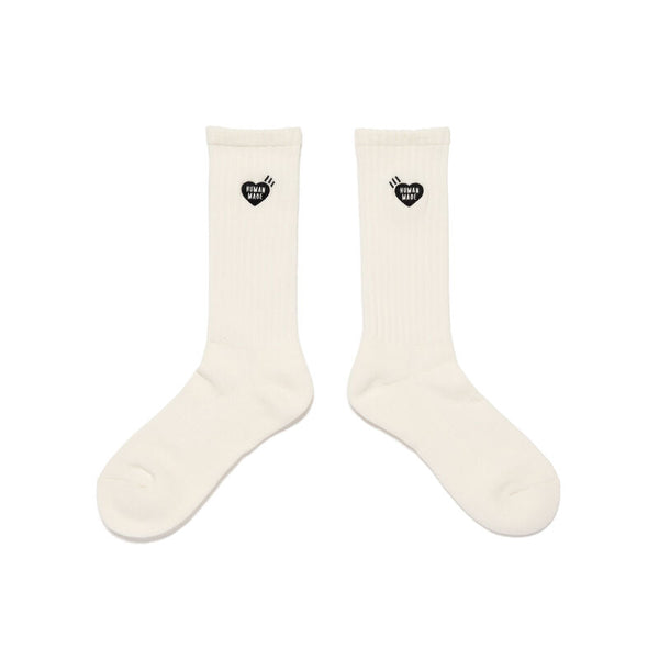 HUMAN MADE PILE SOCKS(BLACK HEART)
