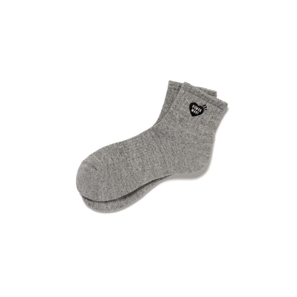 HUMAN MADE PILE SHORT SOCKS(BLACK HEART)