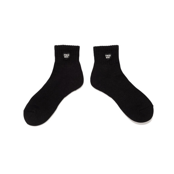 HUMAN MADE PILE SHORT SOCKS(BLACK HEART)