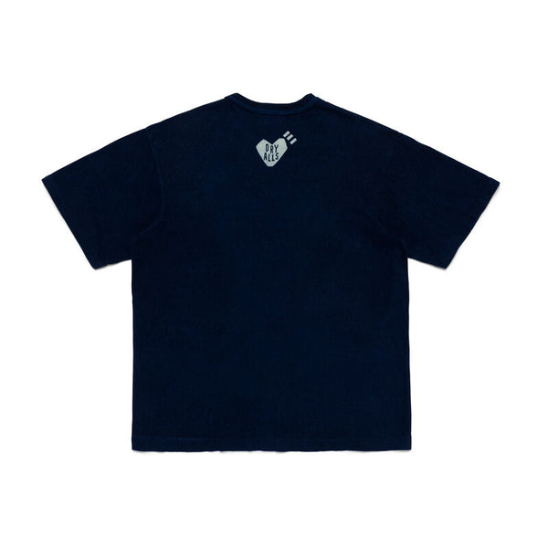 HUMAN MADE NINGENSEI AIZOME HEART T-SHIRT HM31CS070