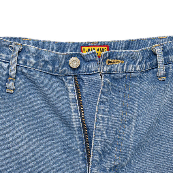 HUMAN MADE WIDE DENIM SHORTS HM31PT029