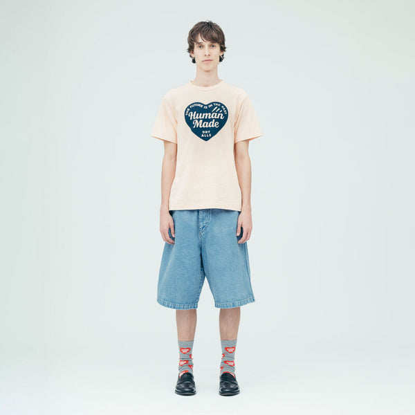 HUMAN MADE WIDE DENIM SHORTS HM31PT029