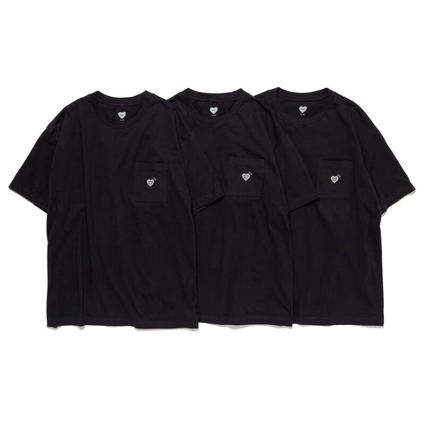 HUMAN MADE 3-PACK POCKET T-SHIRT SET HM00CS004