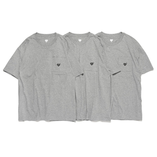 HUMAN MADE 3-PACK POCKET T-SHIRT SET HM00CS004