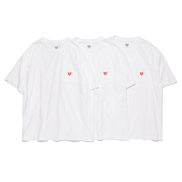 HUMAN MADE 3-PACK POCKET T-SHIRT SET HM00CS004