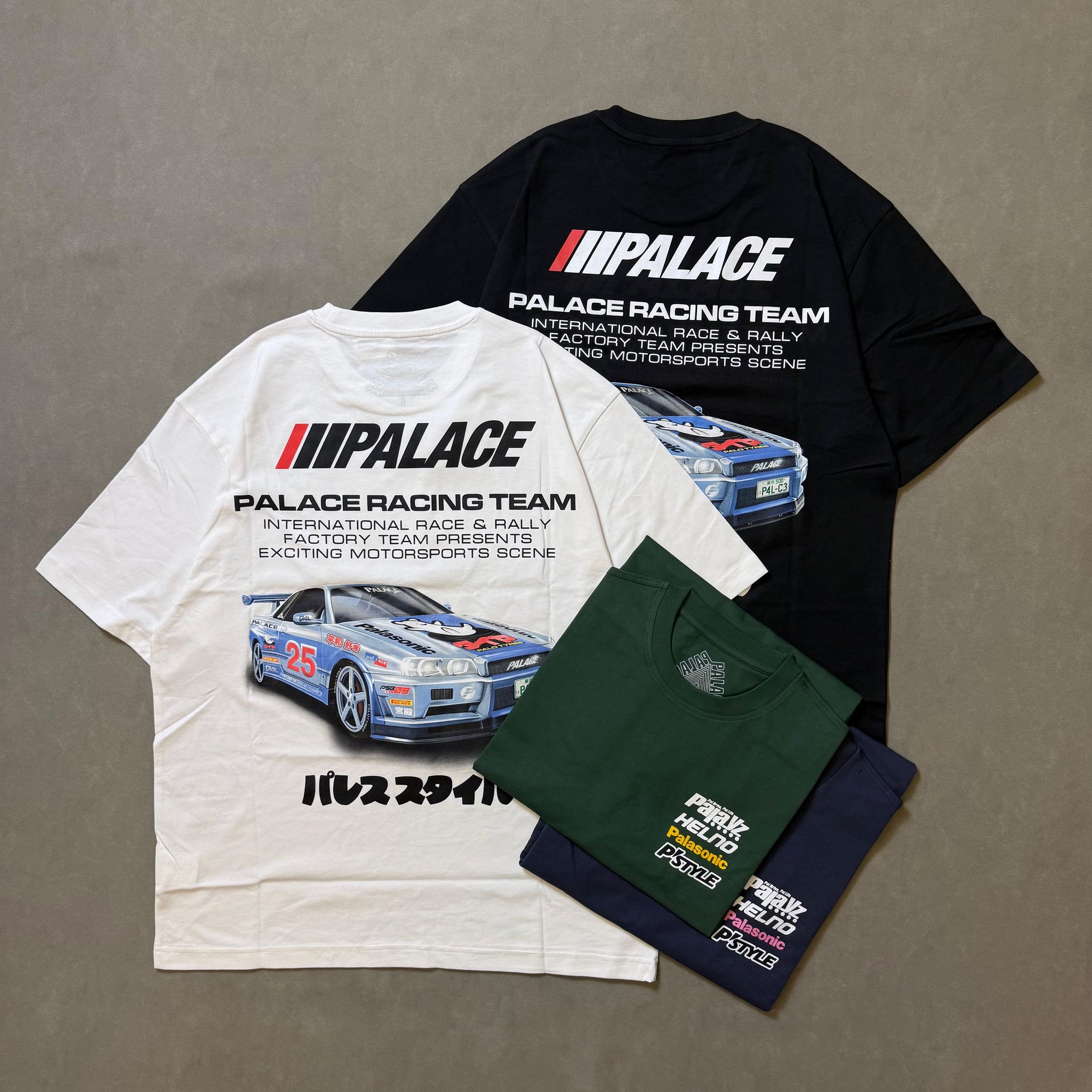 黒M palace RACEY T-SHIRT black 25ss 最新作 PALAIS ROYAL CLASSIC TEE-SHIRT | Maison Kitsuné