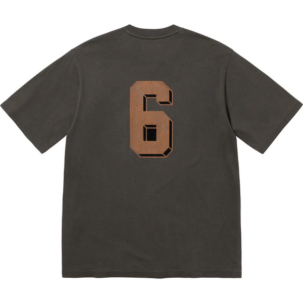 SUPREME FLOCKED WASHED S/S TOP