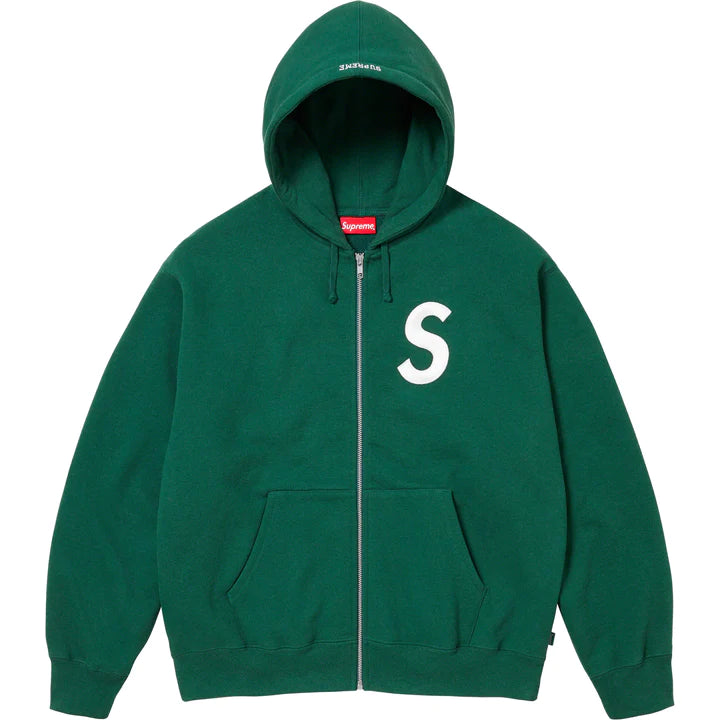 SUPREME S LOGO ZIP UP HOODED SWEATSHIRT Trade Point HK