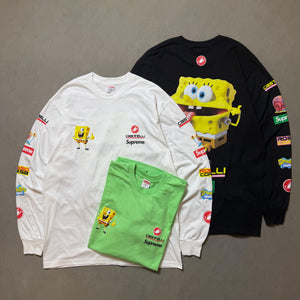 SUPREME SPONGEBOB SQUAREPANTS CASTELLI RACING L/S TEE