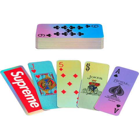 SUPREME BICYCLE HOLOGRAPHIC SLICE CARDS