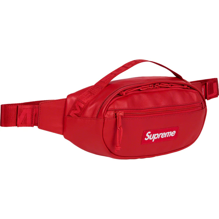 Supreme leather sales waist shoulder bag