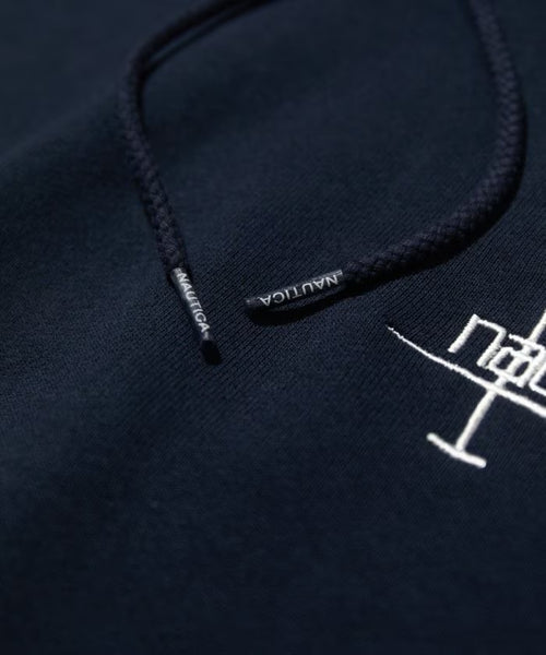 [PRE ORDER]-NAUTICA JP Back Embroidery Logo Sweat Hoodie
