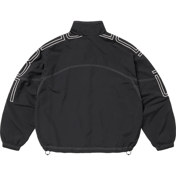 SUPREME SPELLOUT EMBROIDERED TRACK JACKET