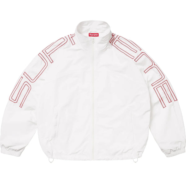 SUPREME SPELLOUT EMBROIDERED TRACK JACKET
