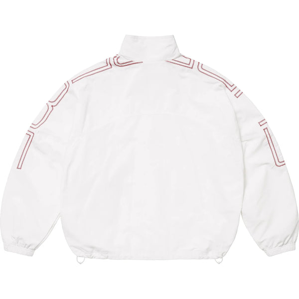 SUPREME SPELLOUT EMBROIDERED TRACK JACKET
