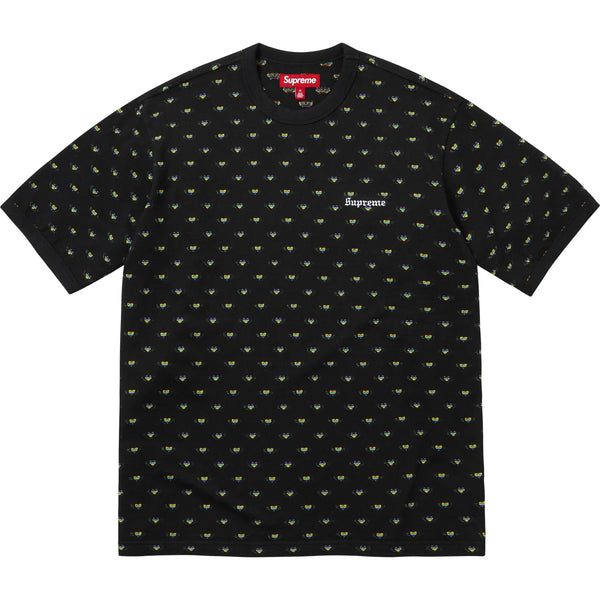 SUPREME HEARTS INTARSIA RINGER TEE