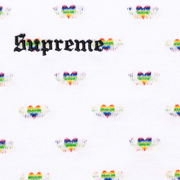 SUPREME HEARTS INTARSIA RINGER TEE