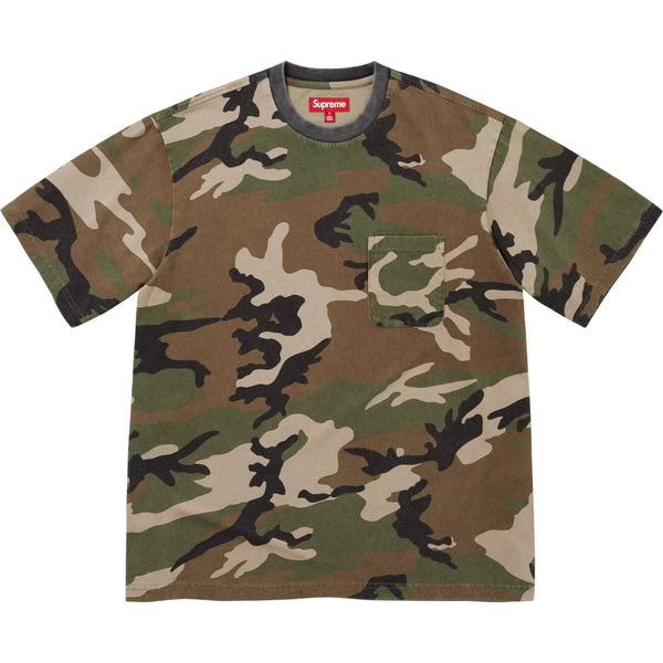 SUPREME CRACKED POCKET S/S TOP