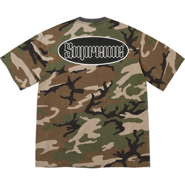SUPREME CRACKED POCKET S/S TOP