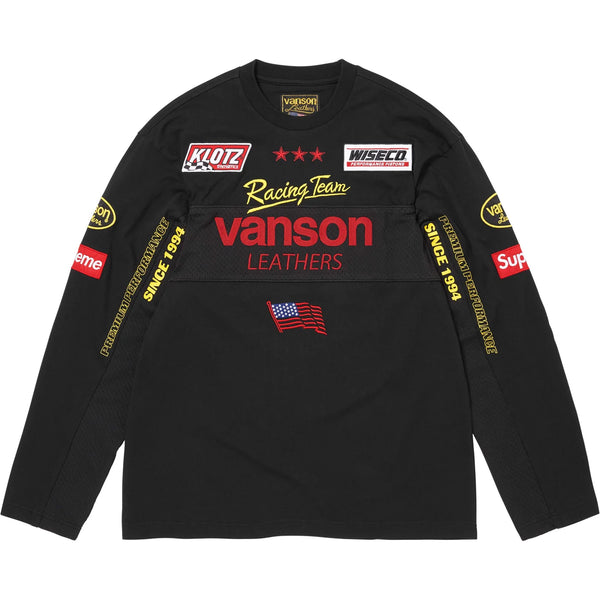 SUPREME VANSON LEATHERS L/S TOP