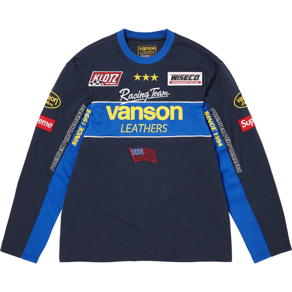 SUPREME VANSON LEATHERS L/S TOP