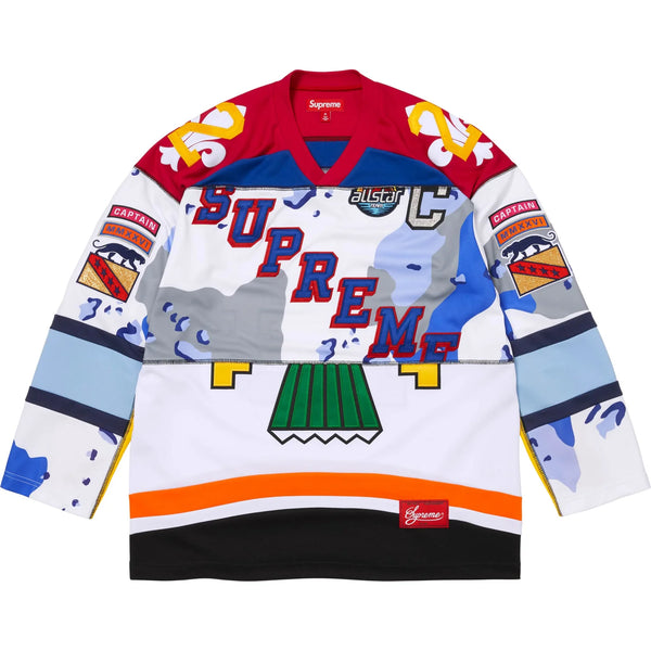 SUPREME PANELED HOCKEY JERSEY
