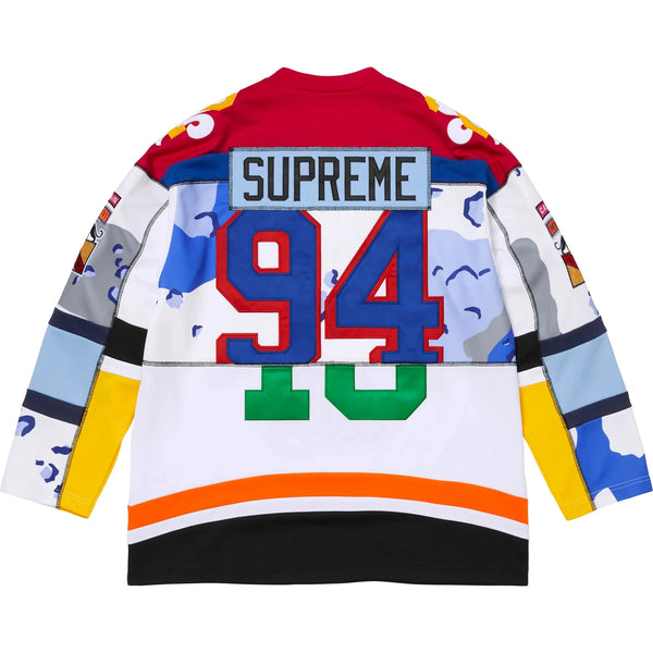 SUPREME PANELED HOCKEY JERSEY