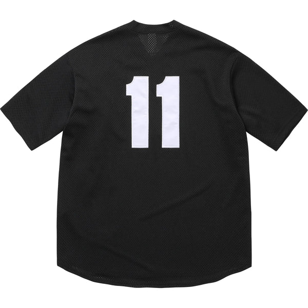 SUPREME SHOP S LOGO BASEBALL HENLEY