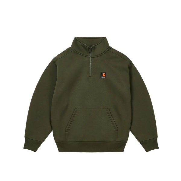 PALACE CARHARTT CARLUX 1/2 ZIP SWEATSHIRT