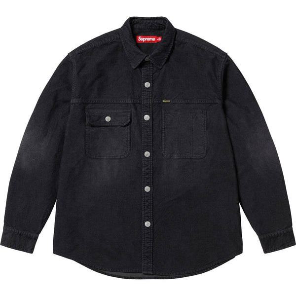 SUPREME WASHED CORDUROY SHIRT