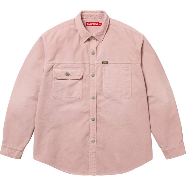 SUPREME WASHED CORDUROY SHIRT