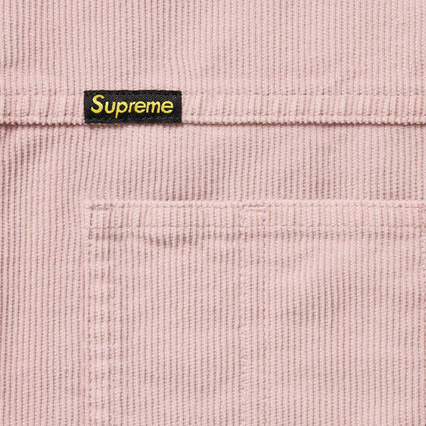 SUPREME WASHED CORDUROY SHIRT