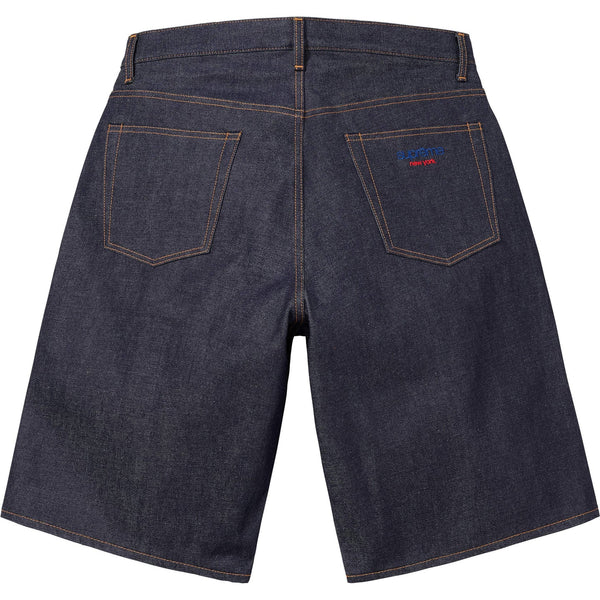 SUPREME BAGGY SELVEDGE DENIM SHORT SS26