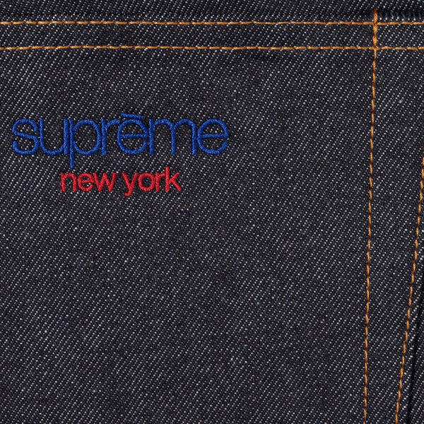 SUPREME BAGGY SELVEDGE DENIM SHORT SS26