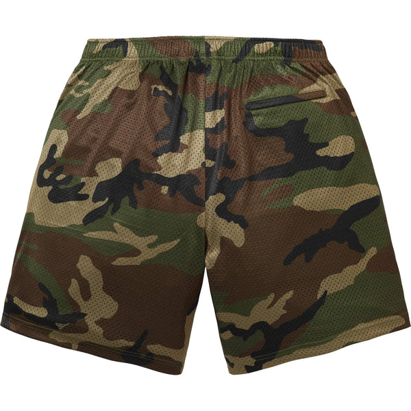 SUPREME SMALL BOX BAGGY MESH SHORT SS26