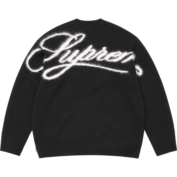 SUPREME ANGORA SCRIPT SWEATER