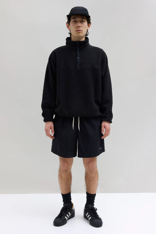 [PRE ORDER]-JJJJOUND CAMPER SHORT "BLACK" SS25