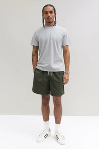[PRE ORDER]-JJJJOUND CAMPER SHORT "DARK GREEN" SS25