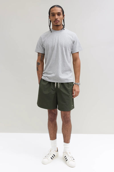 [PRE ORDER]-JJJJOUND CAMPER SHORT "DARK GREEN" SS25