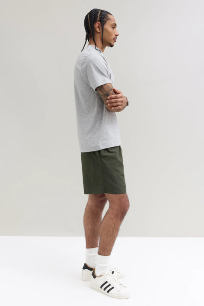 [PRE ORDER]-JJJJOUND CAMPER SHORT "DARK GREEN" SS25