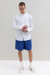 [PRE ORDER]-JJJJOUND CAMPER SHORT "BLUE" SS25