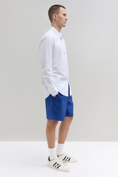 [PRE ORDER]-JJJJOUND CAMPER SHORT "BLUE" SS25