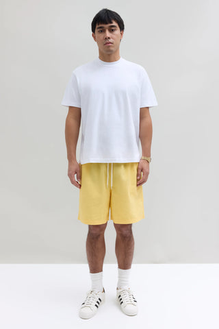 [PRE ORDER]-JJJJOUND CAMPER SHORT "YELLOW" SS25