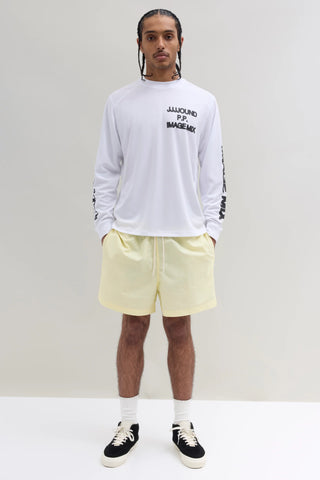 [PRE ORDER]-JJJJOUND CAMPER SHORT "LIGHT YELLOW" SS25