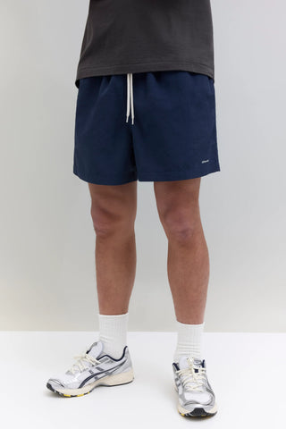 [PRE ORDER]-JJJJOUND CAMPER SHORT "NAVY" SS25