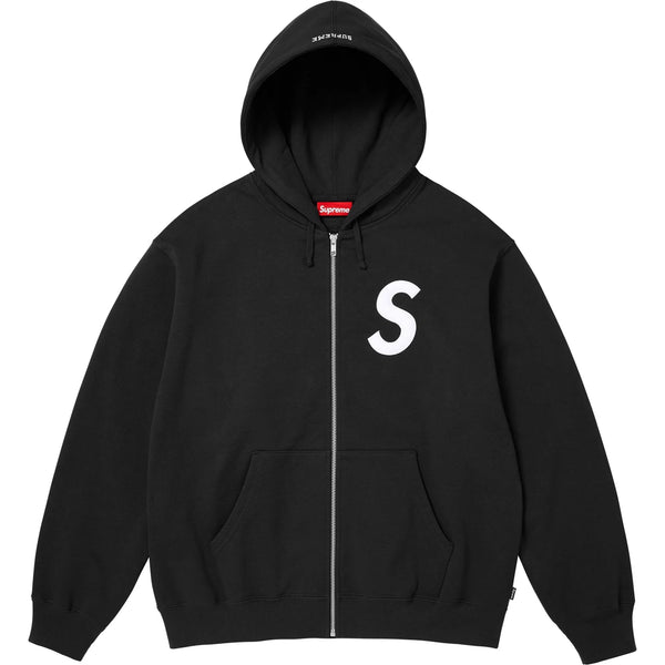 SUPREME S LOGO ZIP UP HOODED SWEATSHIRT FW25