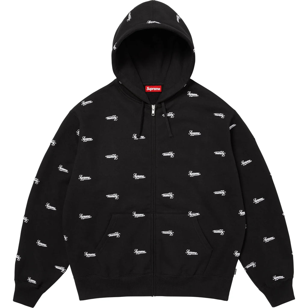 SUPREME REPEAT SCRIPT ZIP UP HOODED SWEATSHIRT – Trade Point_HK