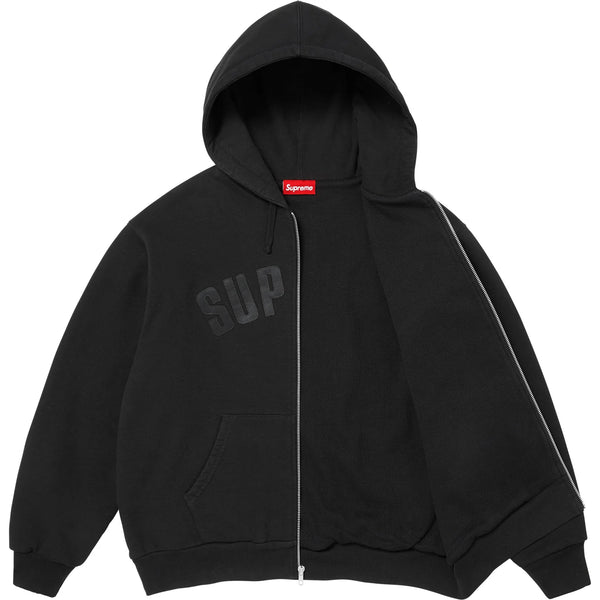 SUPREME ARC THERMAL LINED ZIP UP HOODED SWEATSHIRT