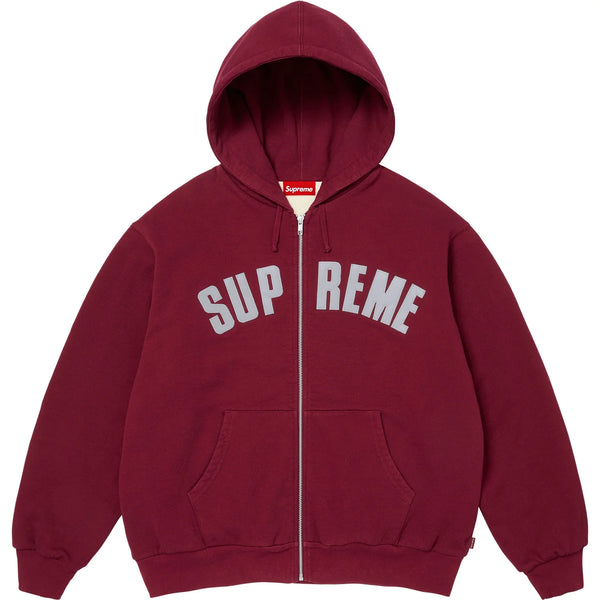 SUPREME ARC THERMAL LINED ZIP UP HOODED SWEATSHIRT